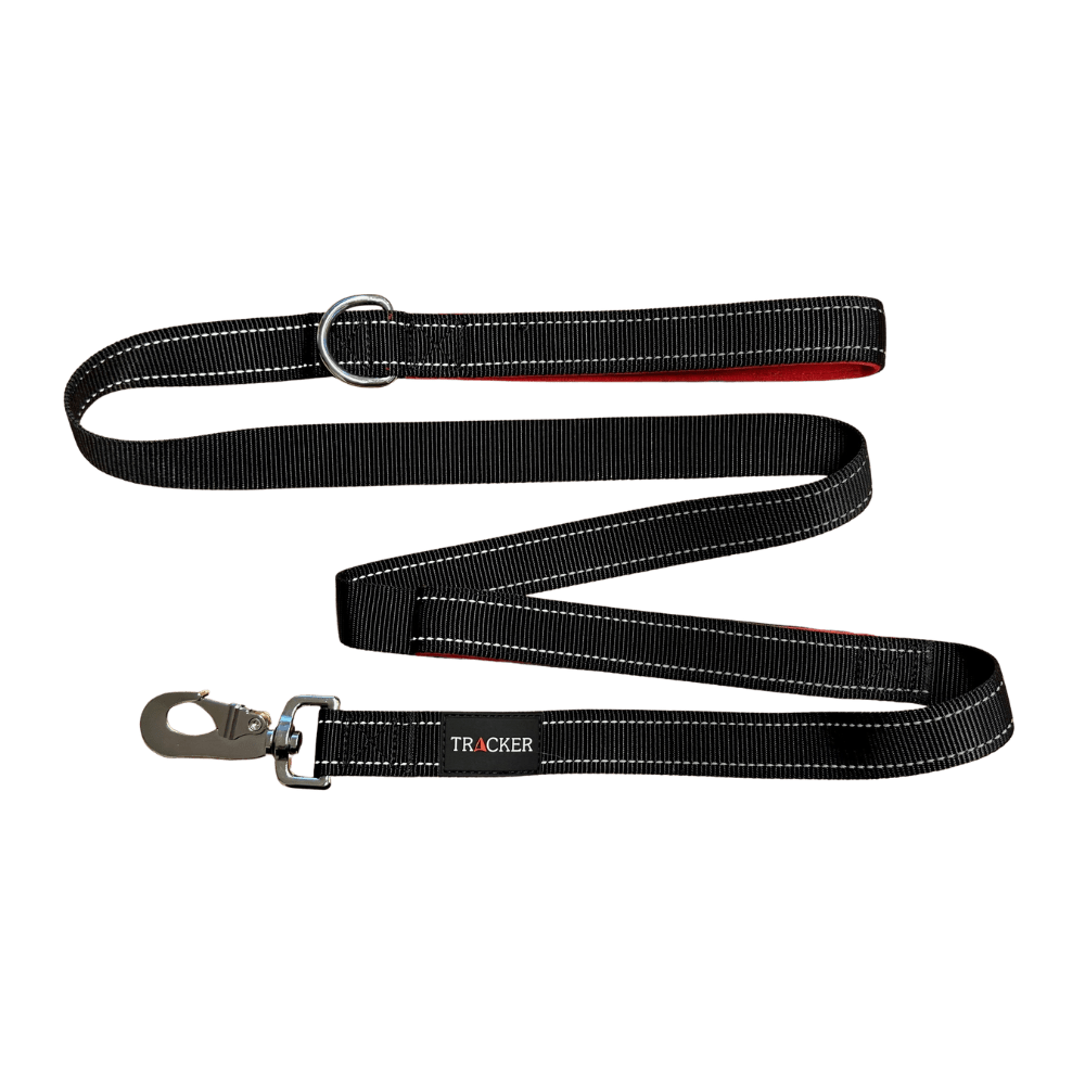 Tracker väktarkoppel med dubbla handtag